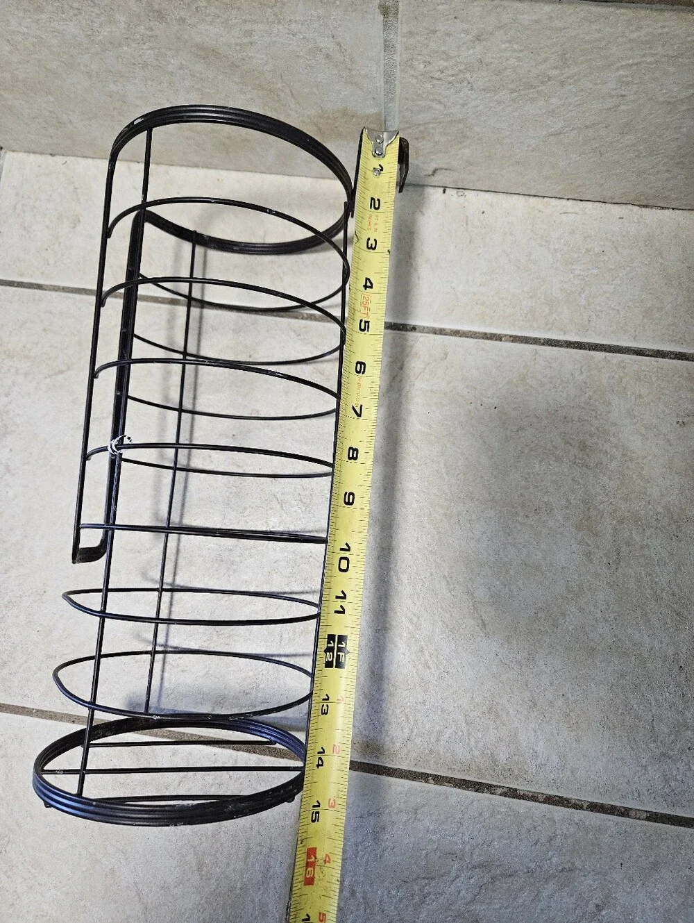 Black wire toilet paper holder #bathroom #toiletpaperholder
